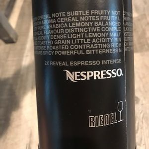 2 New Reidel Espresso Cups from Nespresso